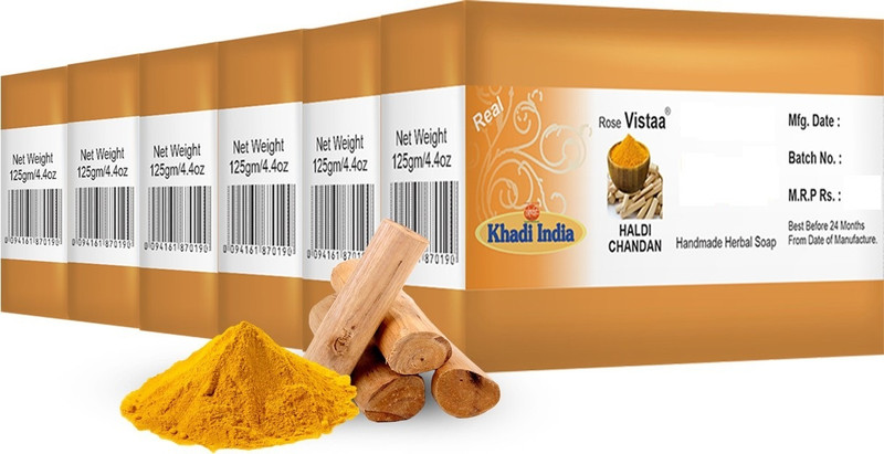 Rose Vistaa Haldi & Chandan(6 x 20.83 g)