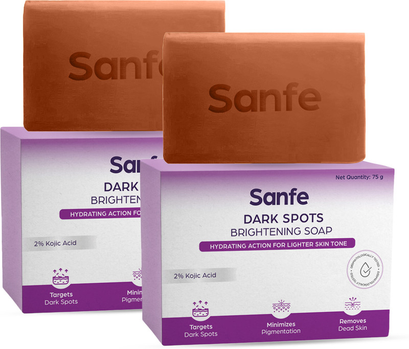 Sanfe Dark Spots Brightening Soap(2 x 75 g)
