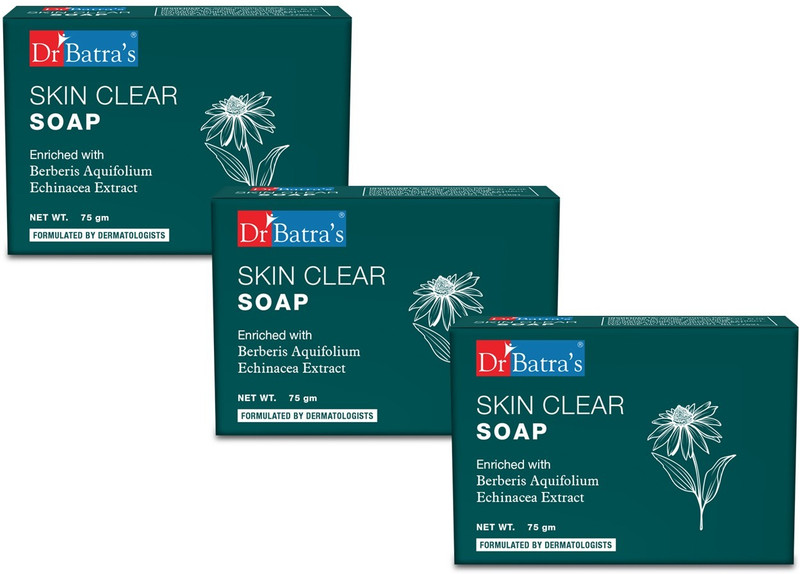 Dr Batra's Skin Clear Soap(3 x 75 g)