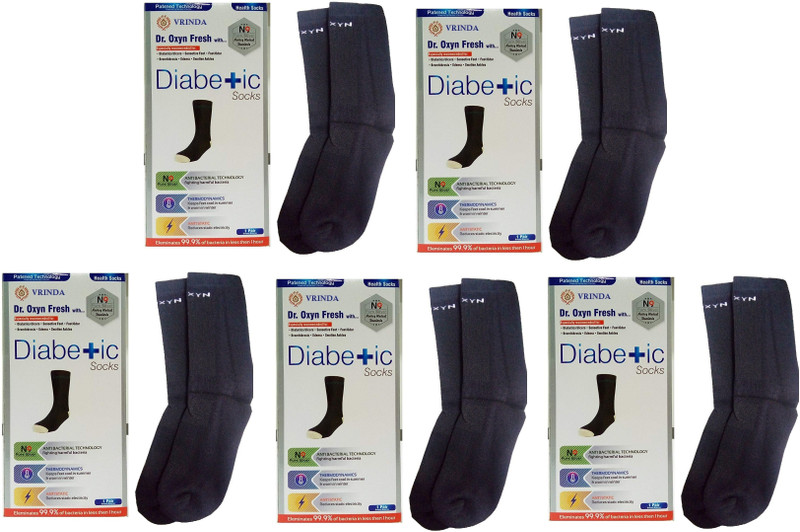 fenkumart Hydrating Socks with None, Pack of 5(Free Size, multi)