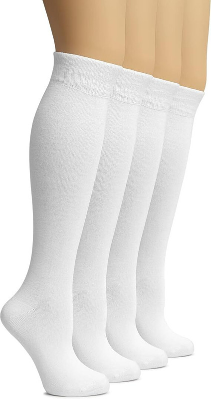 WKLOUYHE Boys & Girls Self Design Knee High(Pack of 4)