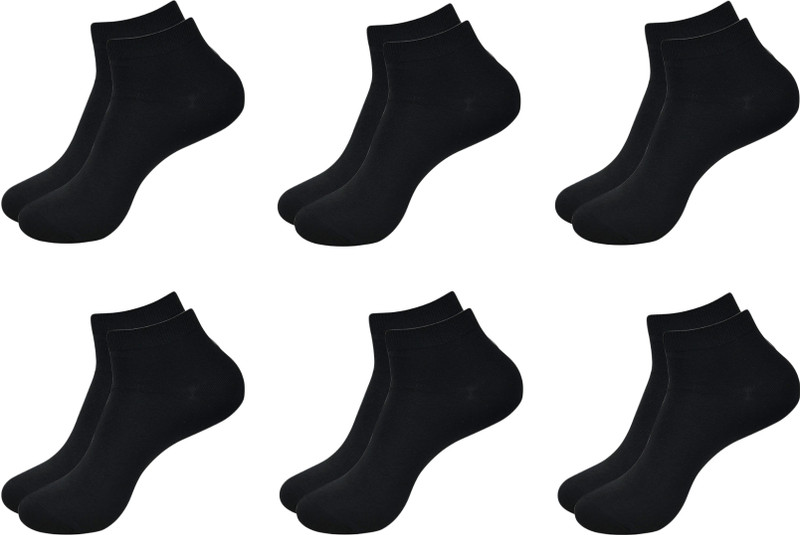 Ynr Men & Women Solid Ankle Length(Pack of 6)