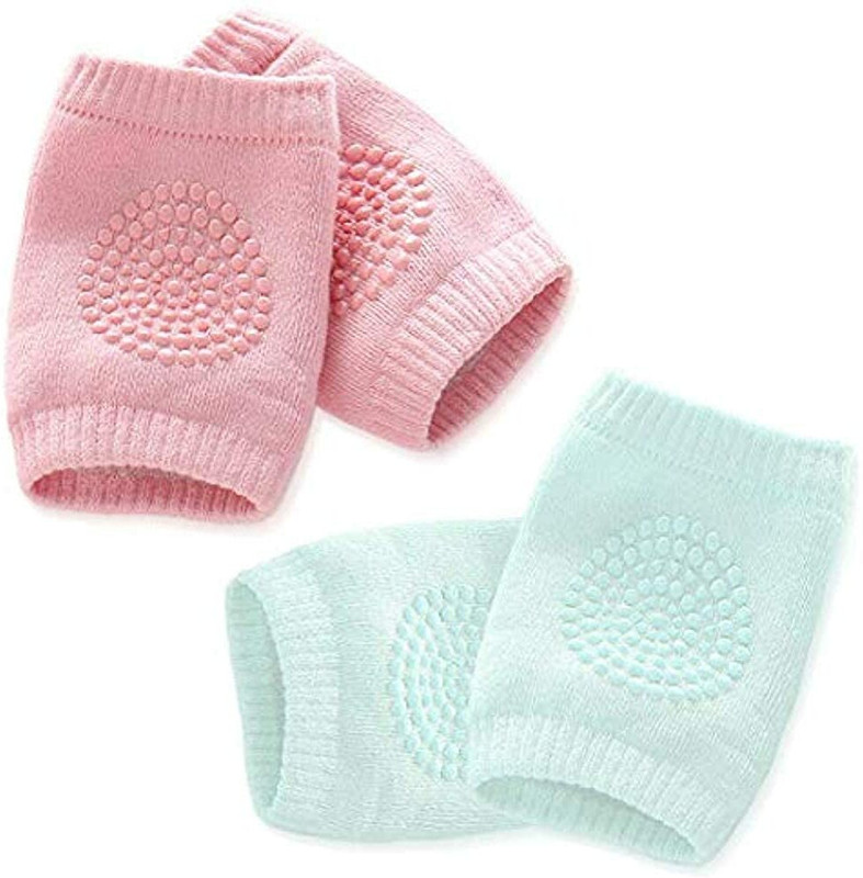 REMICH Anti-Slip Protective Cushion for Kids Multicolor Baby Knee Pads (2 Pair) Multicolor Baby Knee Pads(Solid)
