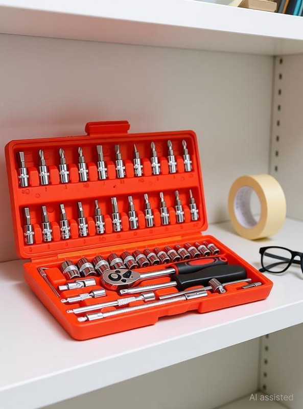 Pramukh Fashion PSM100 (46 IN 1 TOOL KIT) Socket Set(Pack of 1)
