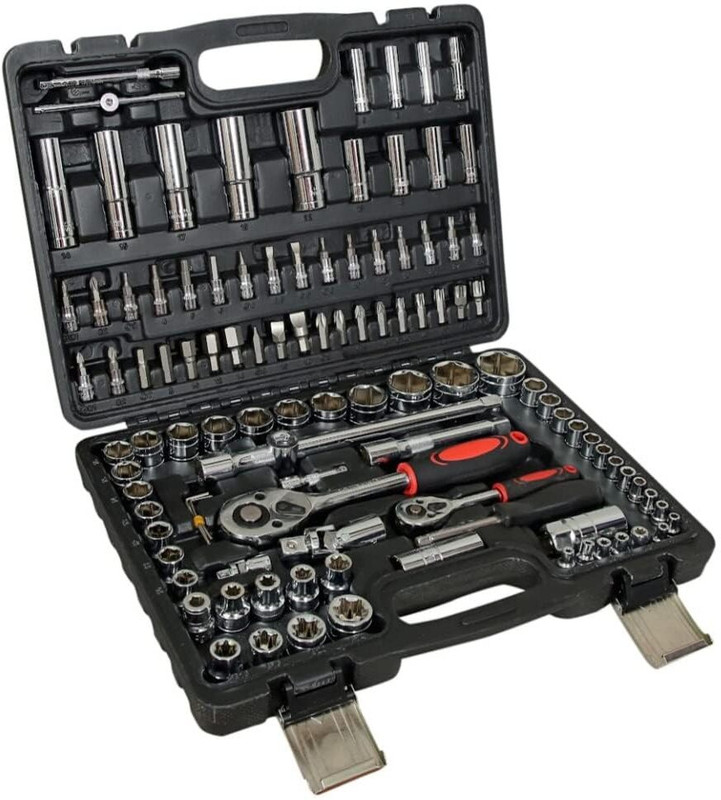Flipkart SmartBuy 94pcs Socket Set wih Case, 1/4" & 1/2" Drive Socket Set(Pack of 94)