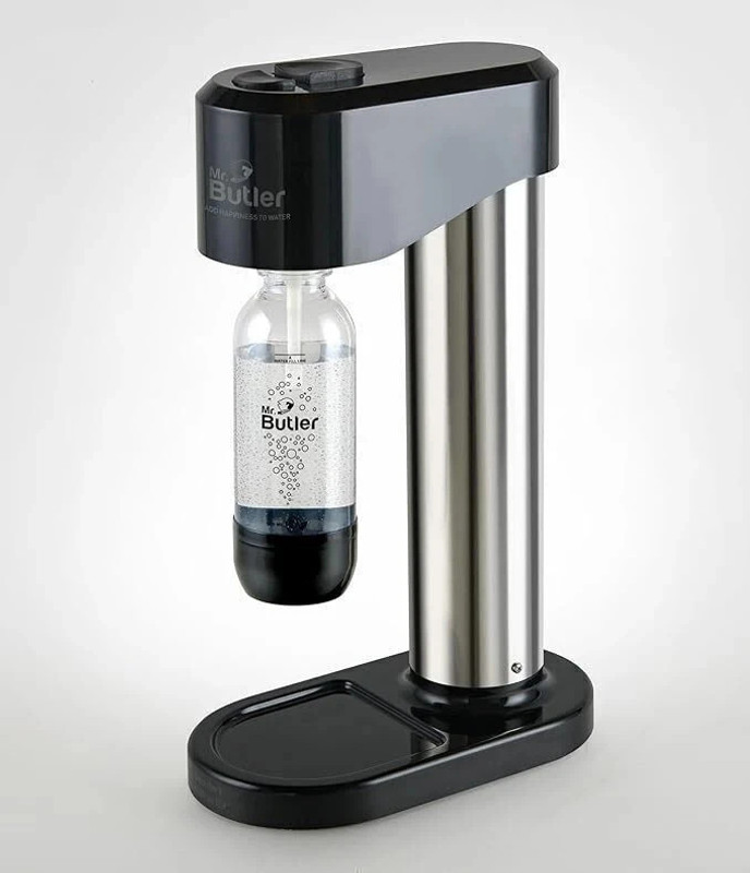 Mr. Butler Mr Butler Instafizz Soda Maker(Black, Silver)