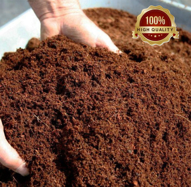 OSHO ENTERPRISE 5KG Cocopeat Powder Nursery Graden Soil Conditioner for Healthy Root Development Garden Mulch(BROWN 5 kg)