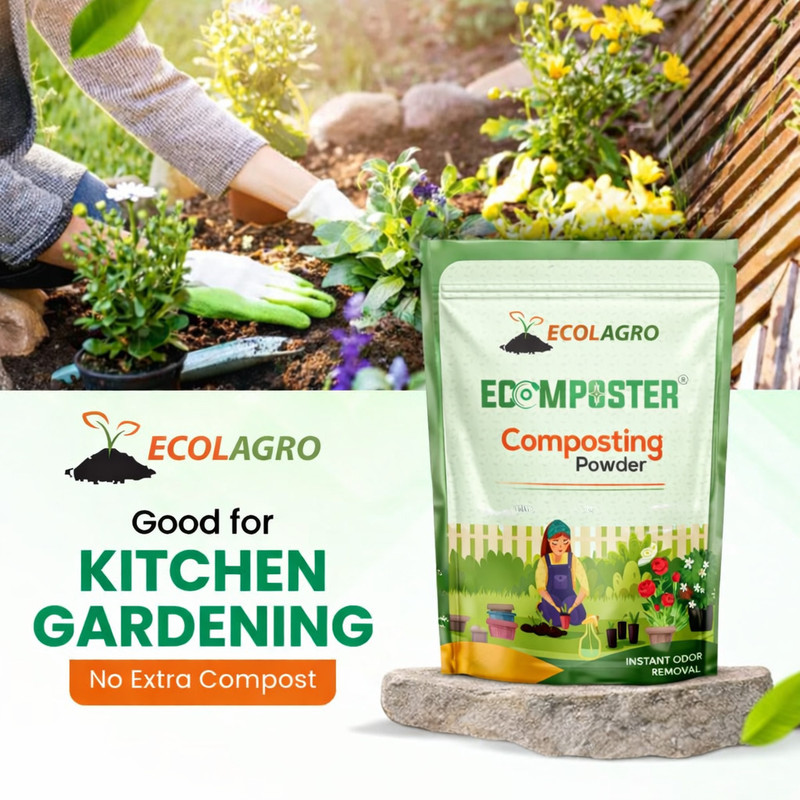 Ecomposter Kitchen waste Compost Maker Powder Potting Mixture(250 g, Powder)