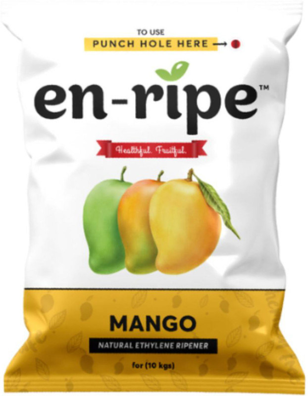 en ripe Natural Mango Ethylene Fruit Ripener | FSSAI Recomended | Safe, Chemical-Free Fertilizer(300 g, Powder)