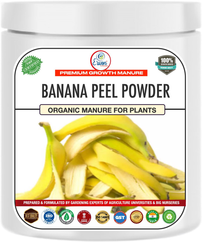 Erwon Banana Peel Powder Organic Manure for Plants. Manure(0.9 kg, Powder)