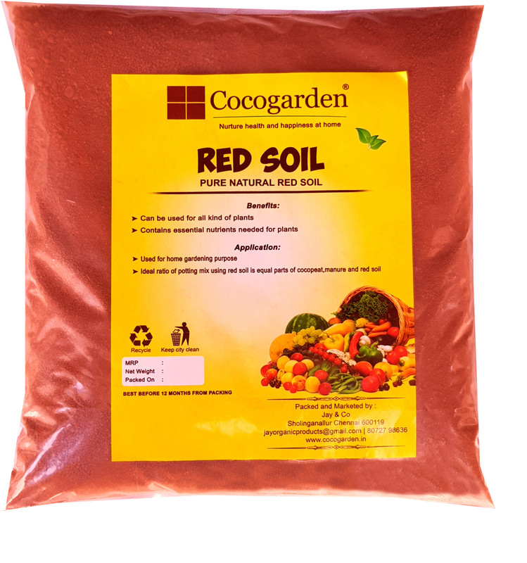 Cocogarden Natural Garden Soil, (Red) Manure(5 kg, Powder)
