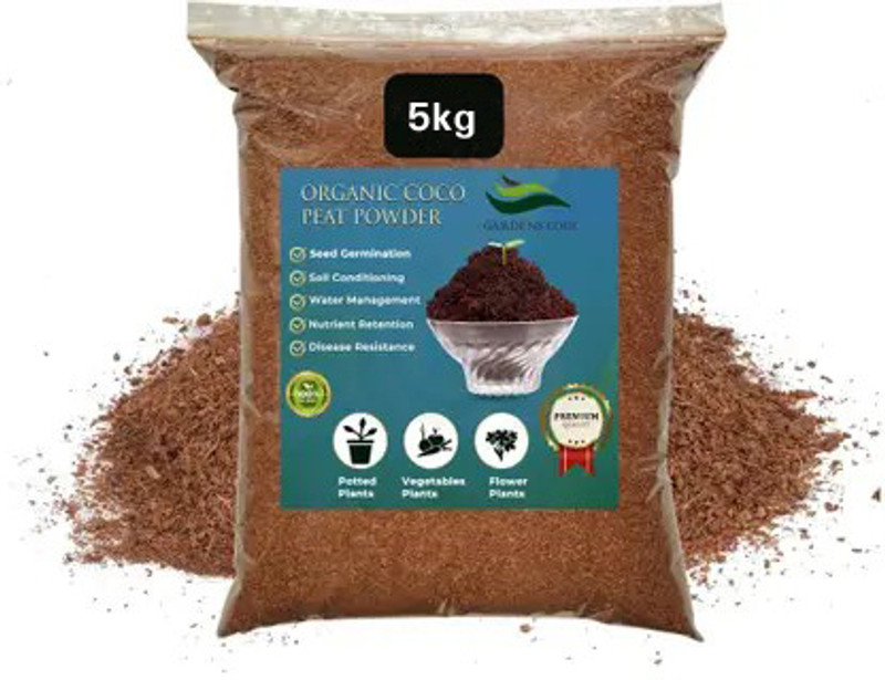 hommieswear Coco Peat 5kg K02 Soil(5 kg, Powder)