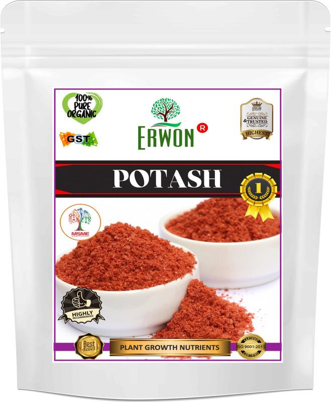 Erwon Organic Potash Pure, Premium Powerful Manure For Overall Growth Of Plants Manure(1.8 kg, Powder)