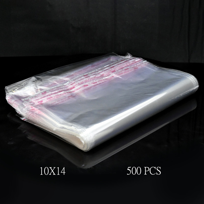 HADII Bopp Garment Cover Bags Used for Bottom wear Packing Jeans etc (Pack of 500) Polyester Laundry Bag(10x14 Inch)