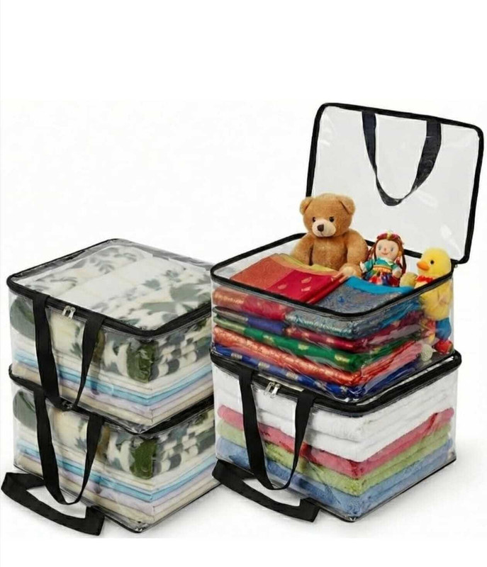 kreepa bag hub pvc balck wire bag combo pack of 3 Polyester Laundry Bag(biack)