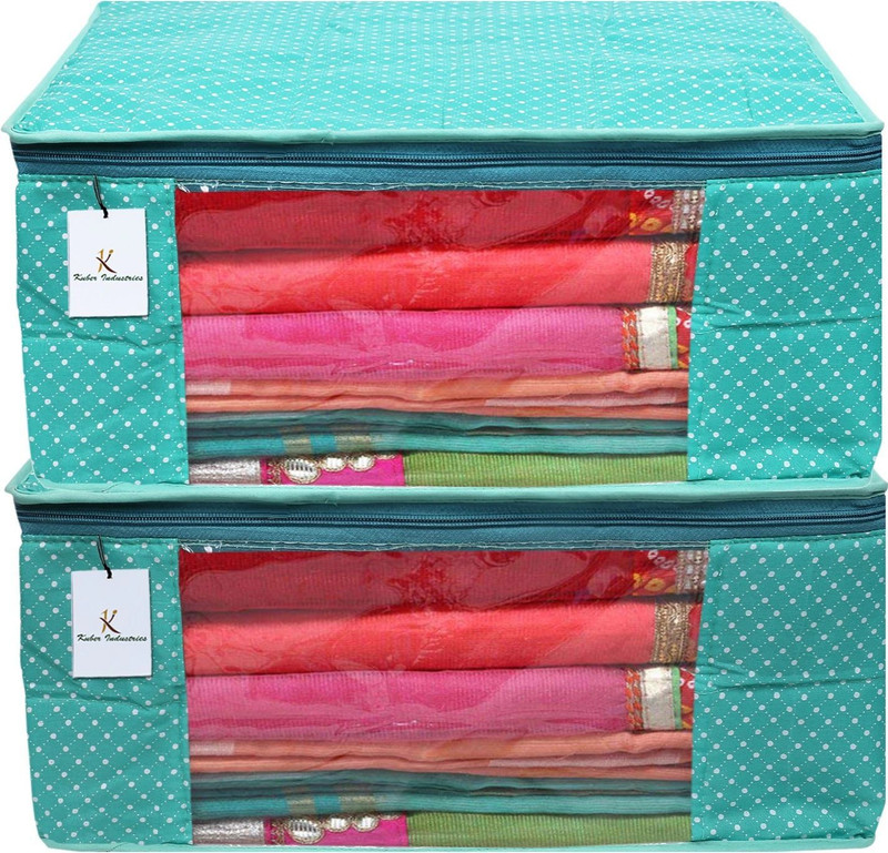 Champaran Industries Saree Cover Cotton Laundry Bag(Multicolor)