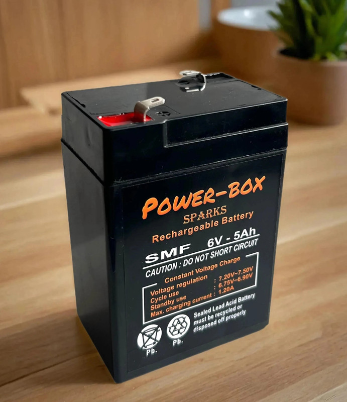 Powerbox Sparks 6 volt 5 ampere AGM Solar Battery(6 V)
