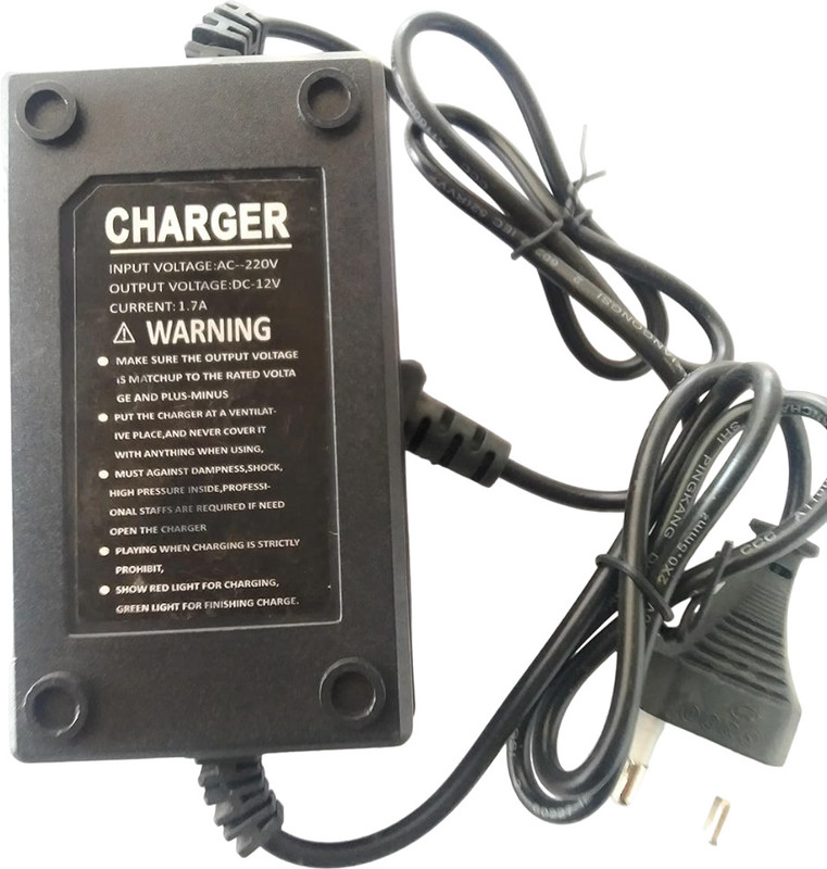 BALRAMA 12V 1.7A Agriculture Sprayer Pump Charger Battery Operated Spray Machine Charger Combo Set Designed for Gaming(Black)
