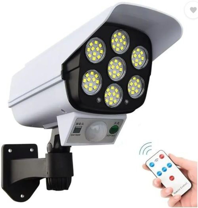 RGV Solar Security Camera Light with Motion Sensor– 3 Modes,Waterproof LED Light 12 hrs Bulb Emergency Light(White)