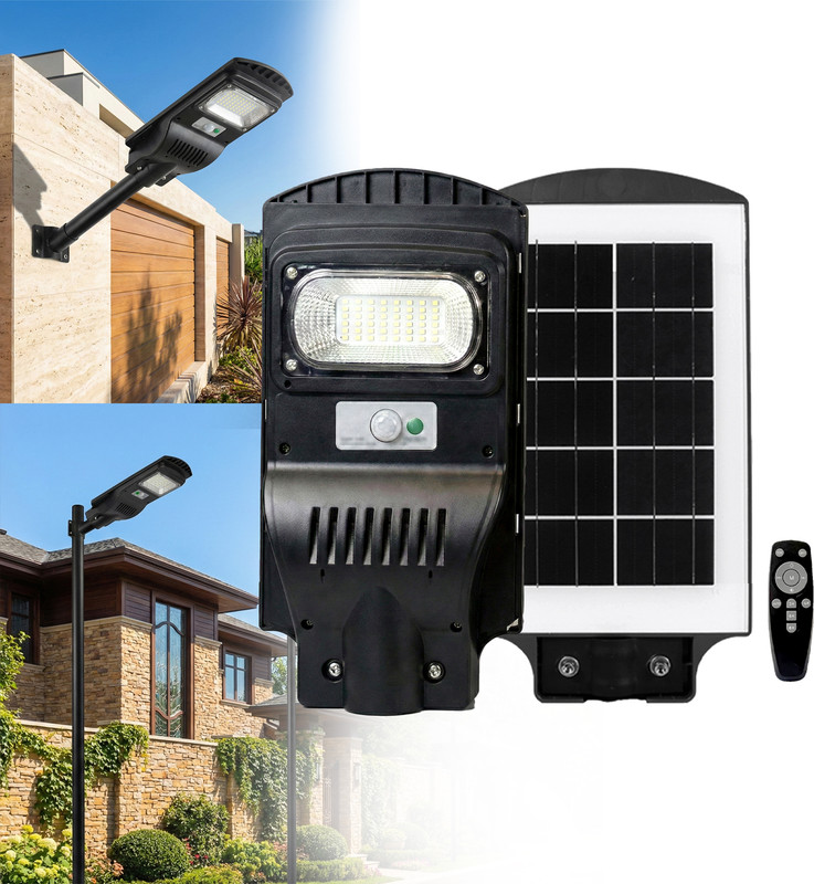 Homehop Solar 50W Outdoor Motion Sensor Waterproof Street Lights for Home Garden Balcony