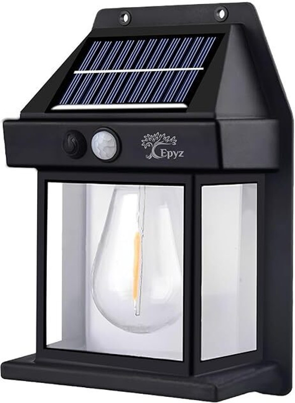 GREATONIX Solar Interation Wall Lamp For All Weathers Solar Light Set(Wall Mounted Pack of 1)