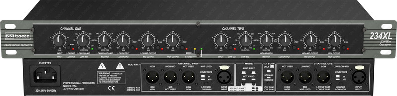 Da.Beatz. Multi Effect Processor Crossover, Stereo Crossover 2 Way / 3 Way / Mono 4 Way Analog Sound Mixer