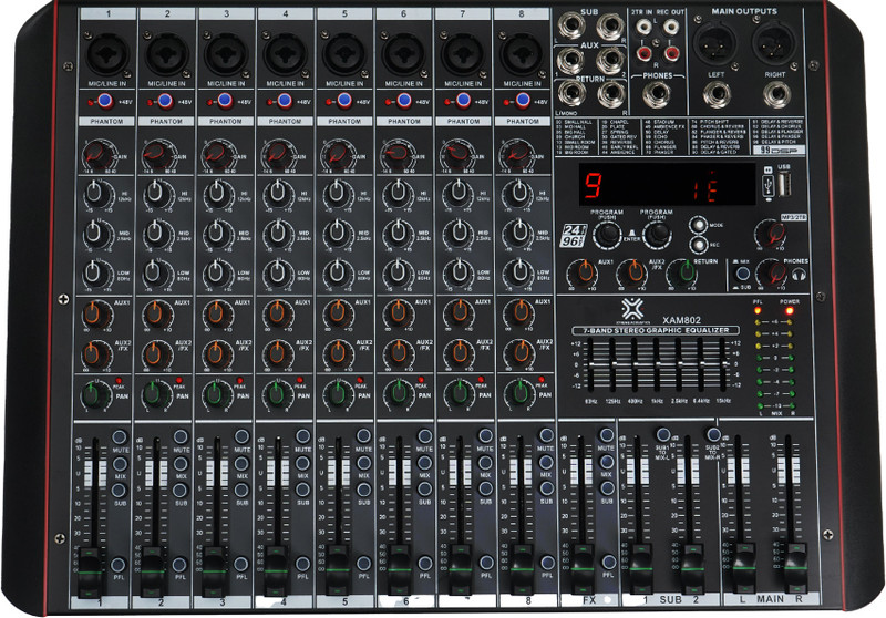 Xtreme Acoustics XAM802 Analog Sound Mixer