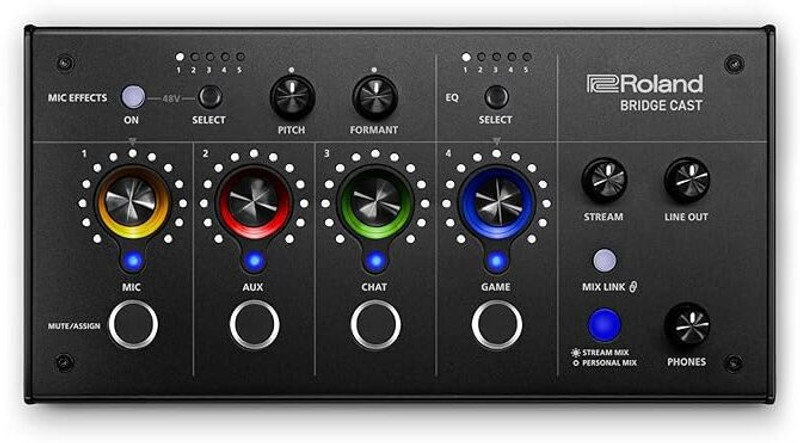 Roland RolanBRIDGE CAST Dual Bus Gaming Mixer Digital Sound Mixer