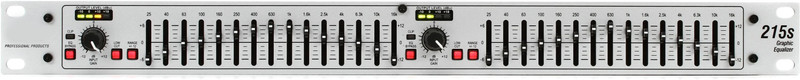 Da.Beatz. Professional 15-Band Graphic Equalizer 215s Dual-Channel for Studio, PA Systems 20 W AV Control Receiver(Silver)