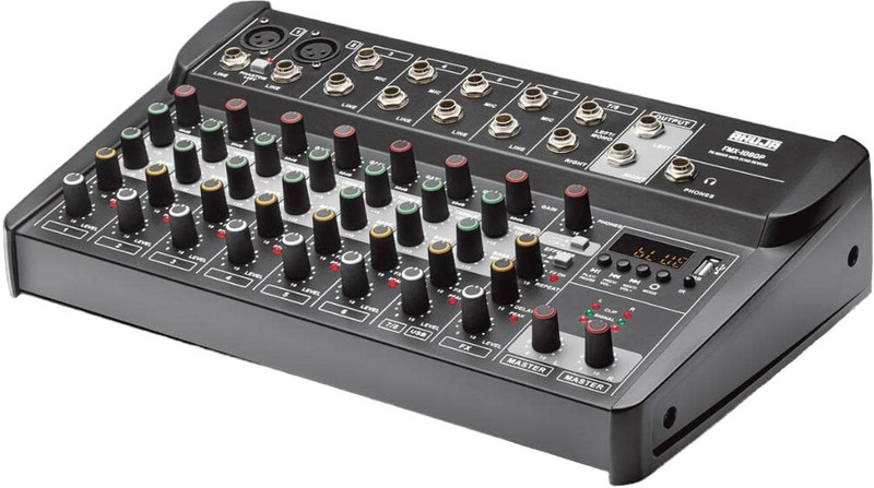 Ahuja FMX 108DP with In-built Recording, Audio Interface, Bluetooth, Echo and USB Analog Sound Mixer