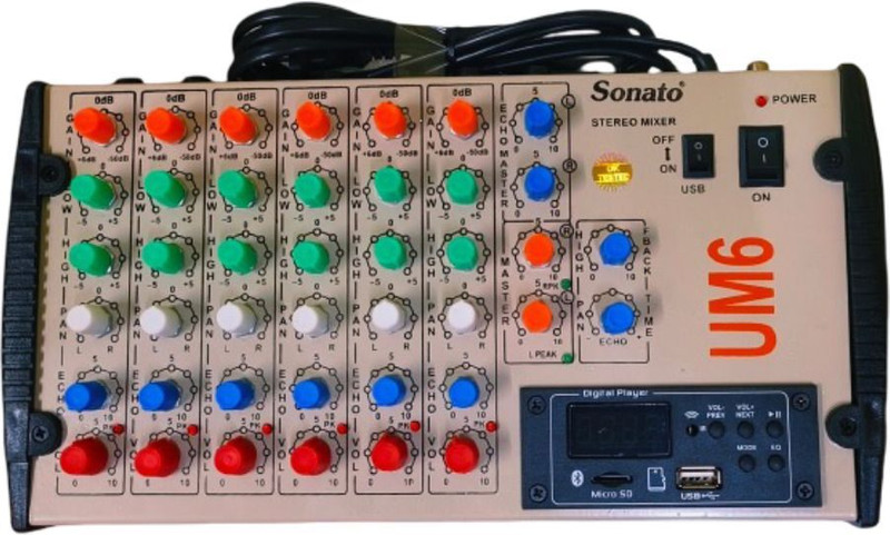 Sonato Mixer UM 6 Analog Sound Mixer