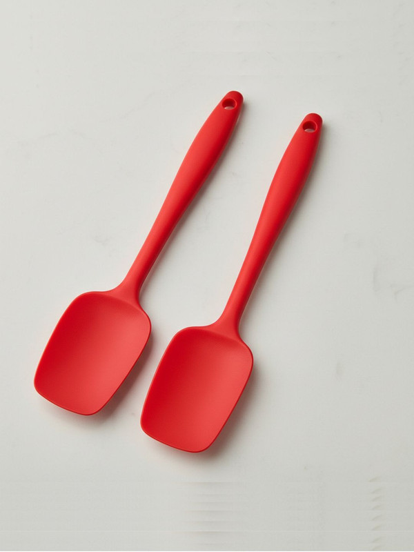 Baskety 4-Pieces Silicone Spatula Set Non Stick Safe Cooking for Kitchen Use Mixing Spatula(Pack of 4)