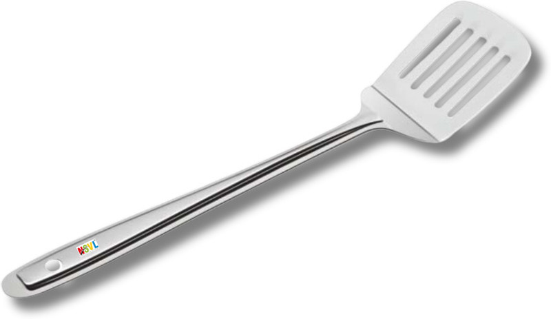NSVL Stainless Steel(Food Grade) Heavy Gauge Frying Turner for Dosa, Roti, Chapati Slotted Spatula(Pack of 1)