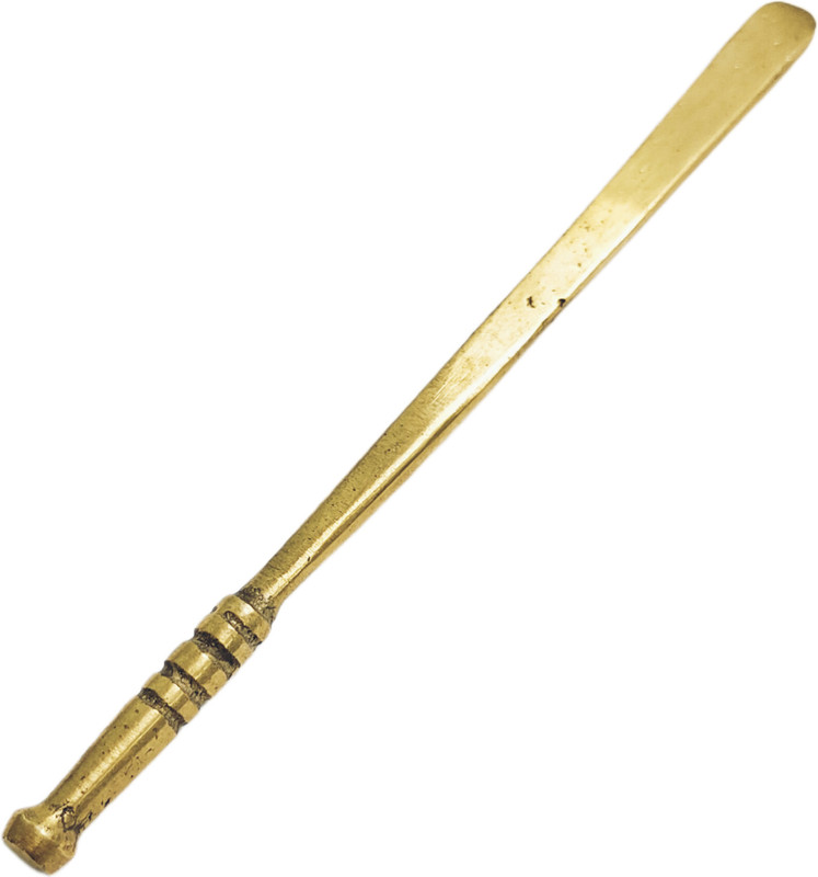 90 Degree Brass Stick Spoon Spatula for Paan Chuna Slaked Lime Pan Leaves Mixing Spatula(Pack of 1)