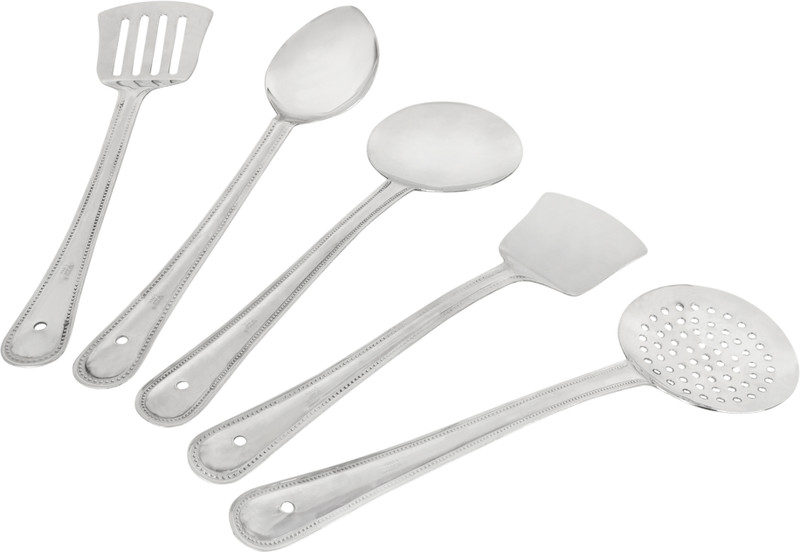 Urban Magic Kitchen tools pack of 5 (Spatula, Rice Spoon, Ladle, Turner, Draining Spoon) Mixing Spatula(Pack of 5)