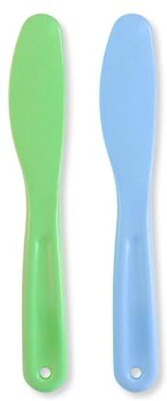 Ear Lobe & Accessories Personal/Professional Wax Knife/Applicator for Hair Removal | Solid , 18.5 cm Offset Spatula(Pack of 2)