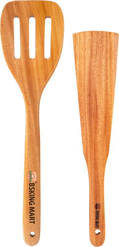 BSKING MART Slotted Spatula Non-Stick Spatula(Pack of 2)