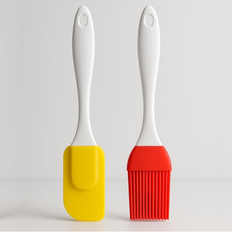 KIDZwag Silicone Pastry Brush Set Non-Stick Spatula(Pack of 2)