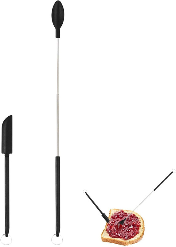 TGOPIT mini silicone spatula set Mixing Spatula(Pack of 2)