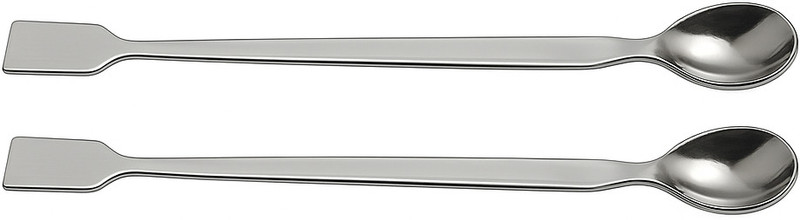 Apex Labs Laboratory Spatula One End Flat One End Spoon 6 " Mixing Spatula(Pack of 2)
