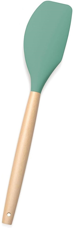 Marwall Silicon Spatulla With Wooden Handle Lifting Spatula(Pack of 1)