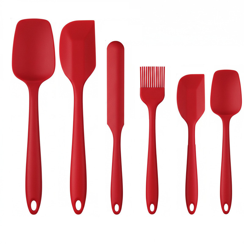 MY FUSION GALAXY SILICON SPATULA SET - BLACK Non-Stick Spatula(Pack of 12)
