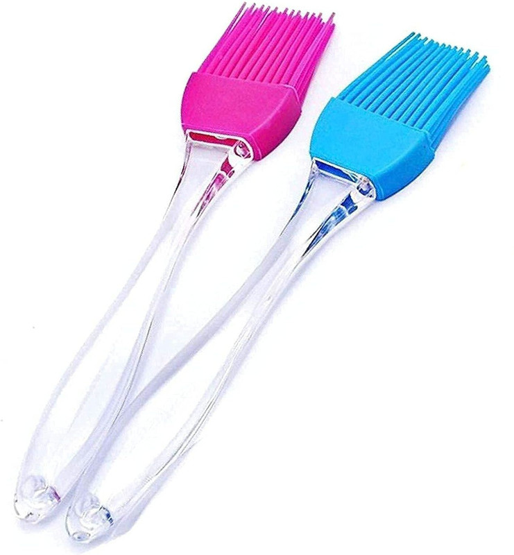 MobFest Combo of Silicone Heat Resistant Spatula,and Brush - Perfect for Baking, Silicone Flat Pastry Brush(Pack of 1)