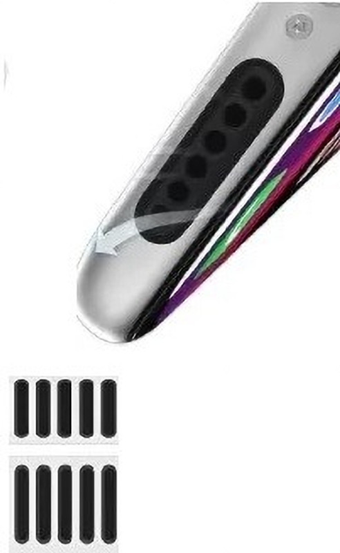 BSVR Speaker Anti-Dust Protector Sticker Short 5 & long 5 Pec) All Smartphones 100 Speaker Mod(Compatible only with iphone, oneplus, MI, Oppo, Vivo, Samsung, Realme,Xiomi Universal Product)