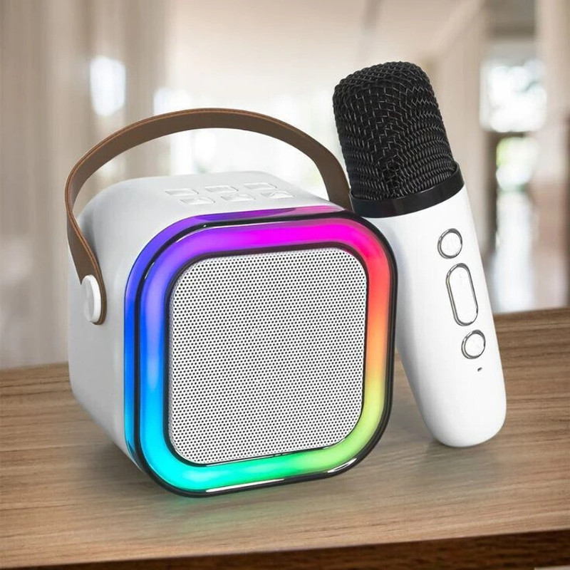 IVORY Portable Karaoke LED with Mic and Bluetooth Party Speaker Speaker Mount - 73% off at DetectaDeal