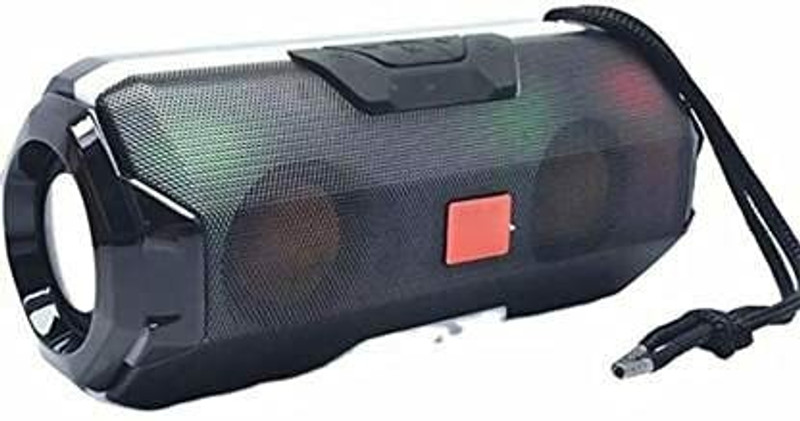 CANDYVILLA A006 USB Charging, Portable, BASS drum, TF card, FM radio and Dancing Light Speaker Mod(Compatible only with All Smartphone)