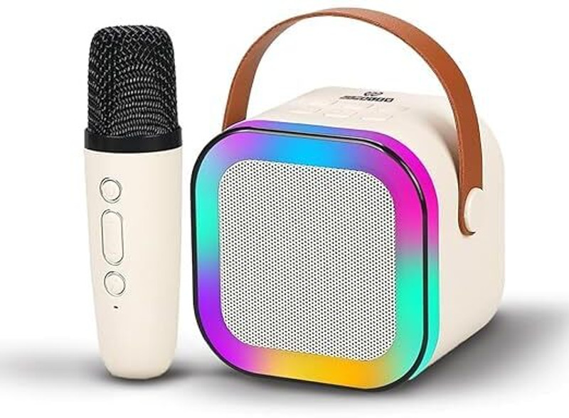 Trendiee Store Rechargeable Karaoke Mic with Speaker | Wireless Portable Bluetooth Microphone Speaker Mount