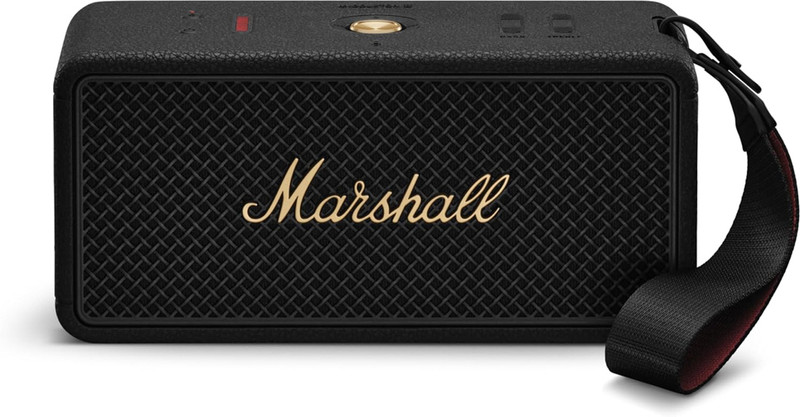 Marshall Middleton II Portable, Over 30 Hours Playtime, IP67 Waterproof 80 W Bluetooth Party Speaker(Black, Brass, Stereo Channel)