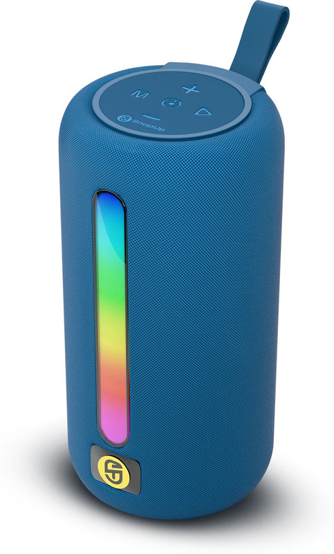 SnapUp Stone MAX Upto 9H TYPE C ACOUSTIC STEREO SOUND RGB 55mm DUAL DRIVER TWS FEATURE 18 W Bluetooth Speaker(Rizz Blue, Stereo Channel)