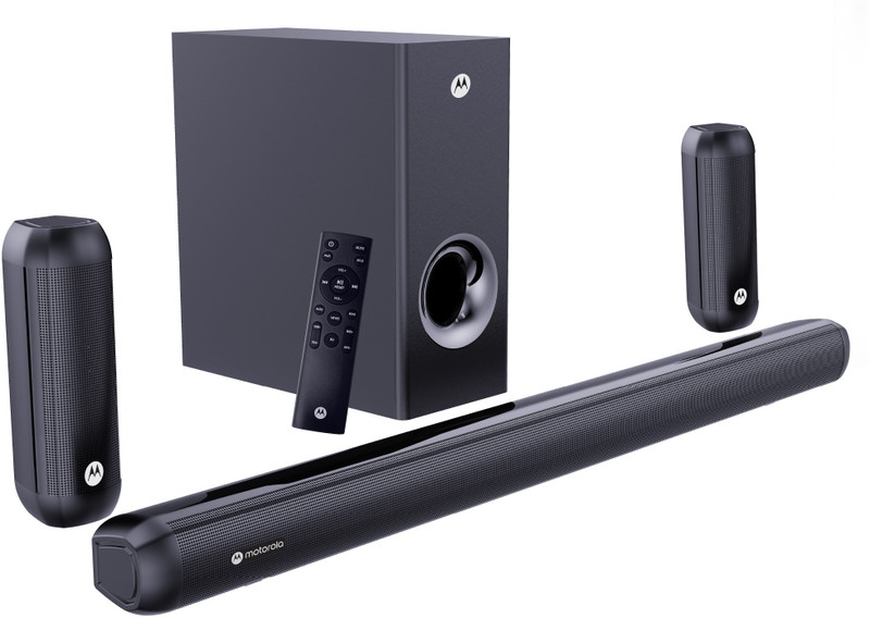 MOTOROLA AmphisoundX Vibe 220 W Bluetooth Soundbar(Black, 2.1 Channel)